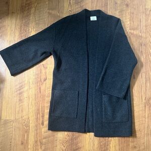 ARITZIA Wilfred Brullon 100% wool sweater cardigan jacket